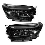 Chrome Full LED Projector Headlights Pair w/ LED DRL for Chevy Equinox Premier (2022-2024)