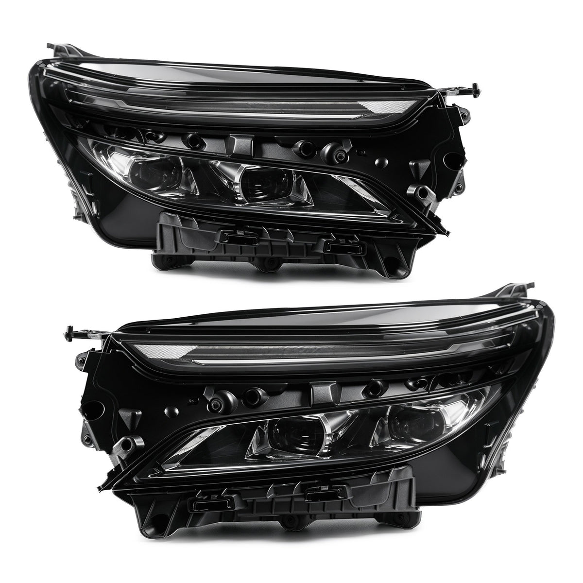 Chrome Full LED Projector Headlights Pair w/ LED DRL for Chevy Equinox Premier (2022-2024)