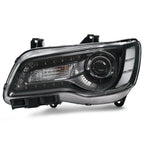 Pair halogen projector headlight front angle for 2015-2023 Chrysler 300