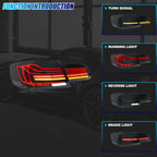 Running, brake, turn and reverse functions of the 2007-2013 BMW 3 Series Coupe E92 / M3 LED tail light