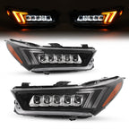Pair LED headlight front angle for 2017-2020 Acura MDX