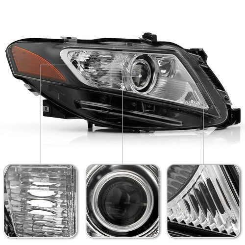 Pair HID headlight front angle for 2010-2019 Lincoln MKT