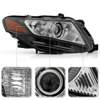 Pair HID headlight front angle for 2010-2019 Lincoln MKT