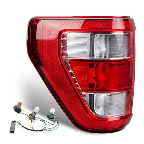 halogen tail light view 3 for Ford F-150 without BLIS (2021-2023)