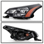 Left halogen headlight side angle for 2009-2011 Ford Focus