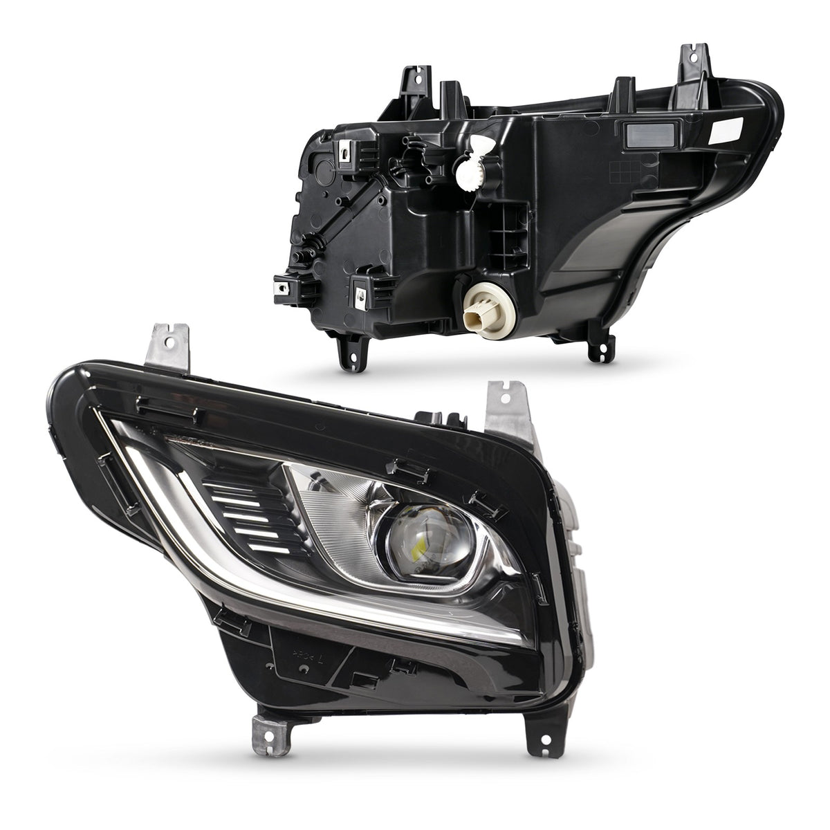 Pair LED headlight front angle for 2022-2024 Buick Enclave