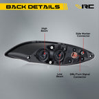 Black Halogen headlight features and specifications for 2008-2016 International ProStar