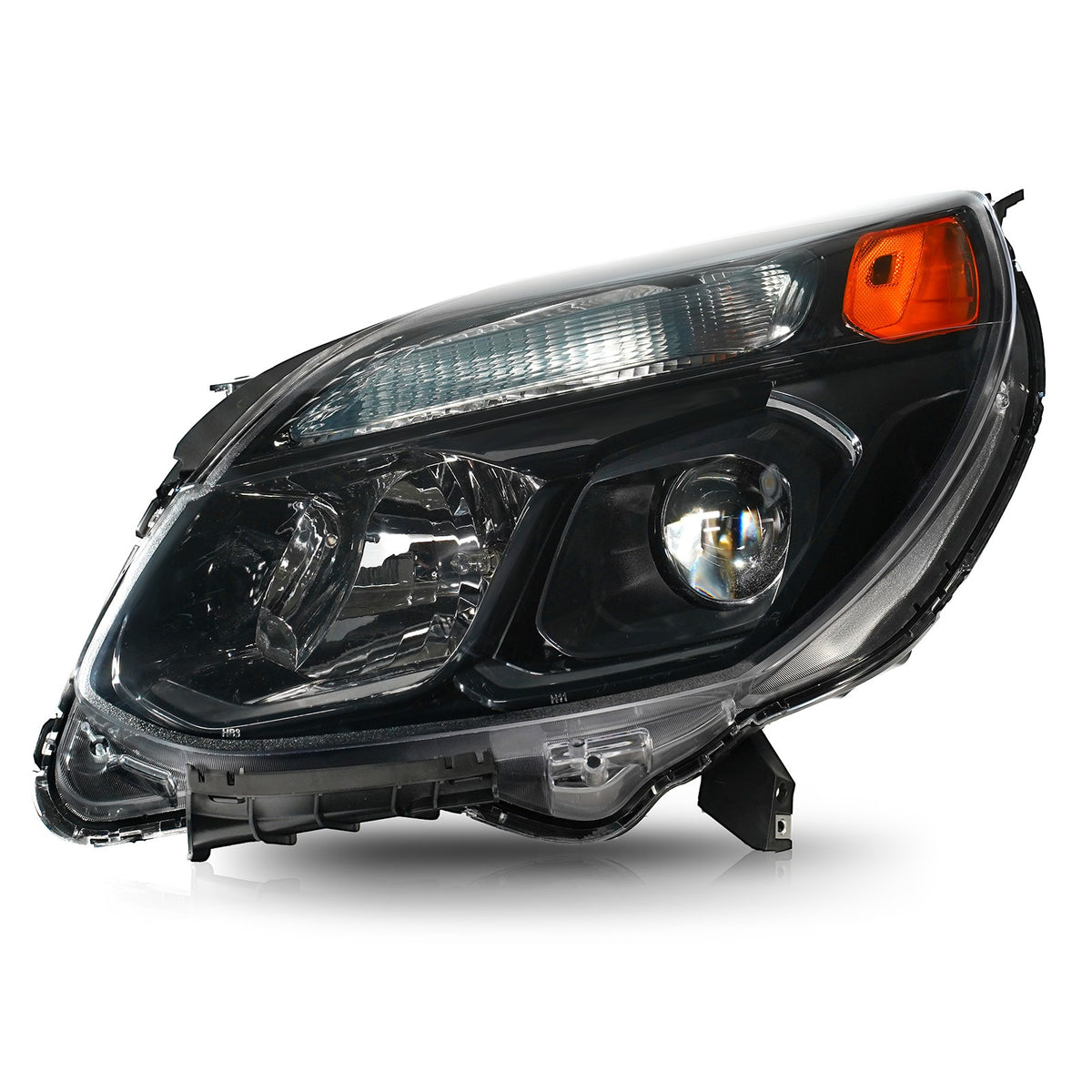 Pair halogen headlight front angle for 2016-2017 Chevy Equinox