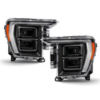 Full LED Headlights Pair w/ AFS & LED Module for Ford F-150 Raptor (2021-2023)