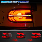 Running light start-up animation on the 2007-2014 Toyota FJ Cruiser LED tail lights