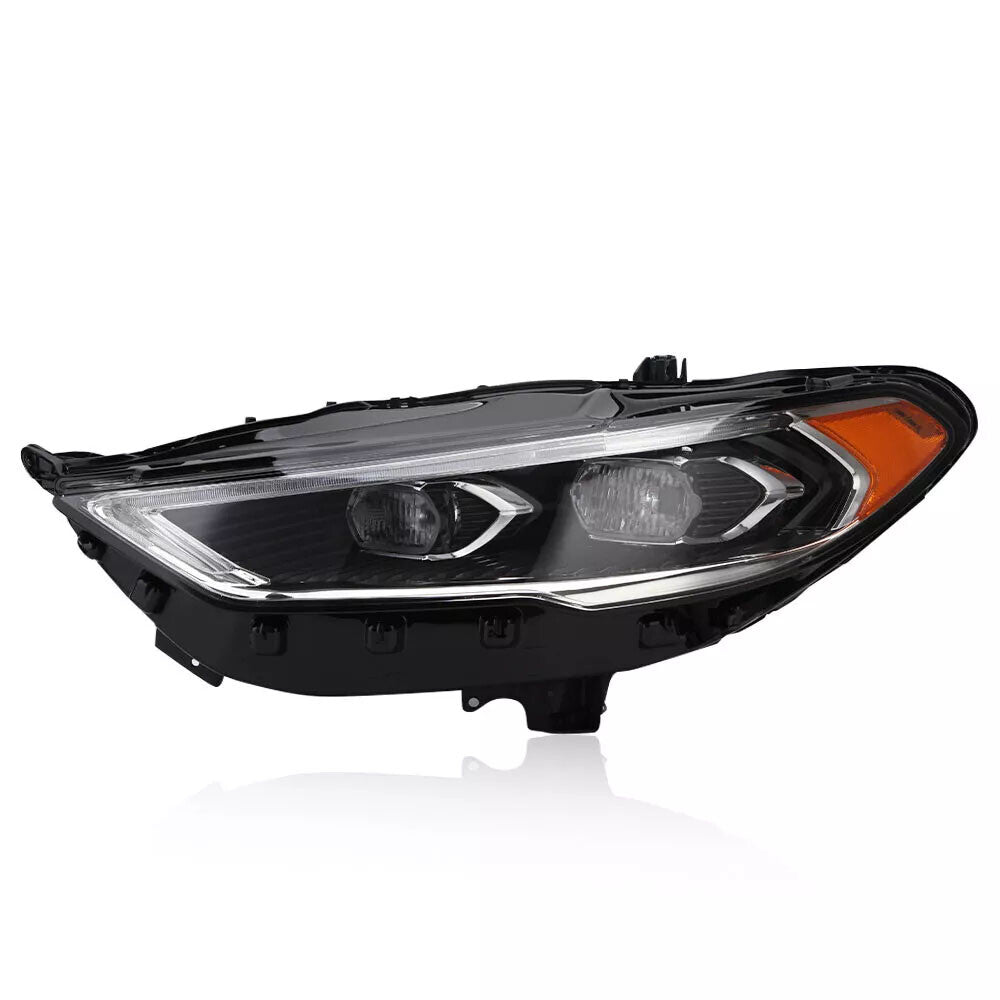 Pair LED headlight front angle for 2017-2020 Ford Fusion