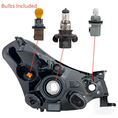 Bulb diagram for 2008-2011 Ford Focus headlights