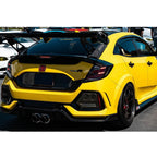 2017-2021 Honda Civic Hatchback with smoked sequential LED tail lights installed