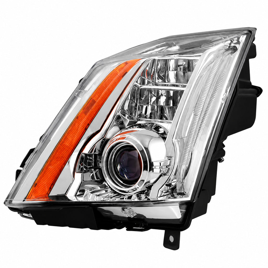 Pair HID headlight front angle for 2008-2014 Cadillac CTS