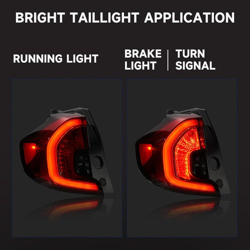 chrome LED outer tail light view 3 for GMC Terrain Denali (2022-2024)