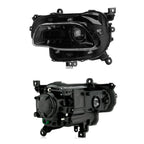 Pair HID headlight front angle for 2014-2018 Jeep Cherokee