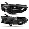 Triple Projector Full LED Headlights Pair w/ LED Module for Cadillac XT6 (2020-2025)