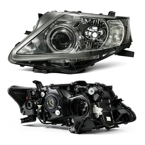 Pair HID headlight front angle for 2010-2012 Lexus RX350