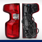 chrome LED tail light view 3 for Chevy Silverado 1500 (2019-2026)