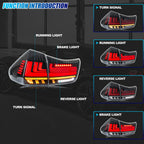 Running, brake, turn and reverse functions of the 2004-2009 Lexus RX330 / RX350 LED tail light