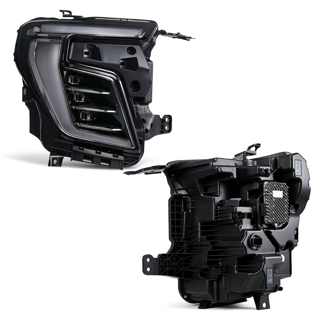 Pair LED headlight front angle for 2025-2026 GMC Yukon / Yukon XL AT4 / Elevation