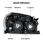 Chrome Halogen headlight features and specifications for 2009-2012 Toyota RAV4
