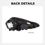 Full LED headlight features and specifications for 2007-2010 Porsche Cayenne 957