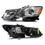 Pair HID headlight front angle for 2006-2011 Lexus GS300/GS350