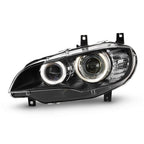 Pair HID headlight front angle for 2008-2014 BMW X6 E71