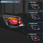 Running, brake, turn and reverse functions of the 2004-2010 BMW 5 Series E60 / M5 LED tail light