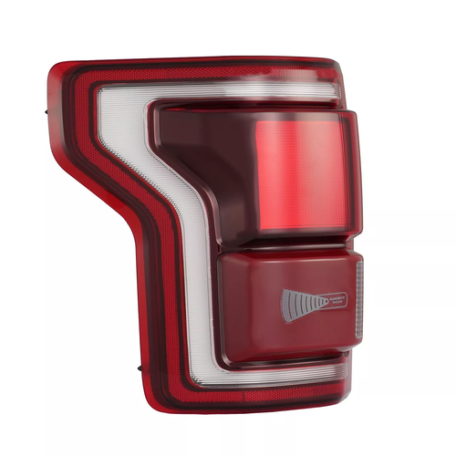 dark red LED tail light view 3 for Ford F-150 Raptor with BLIS (2017-2019)