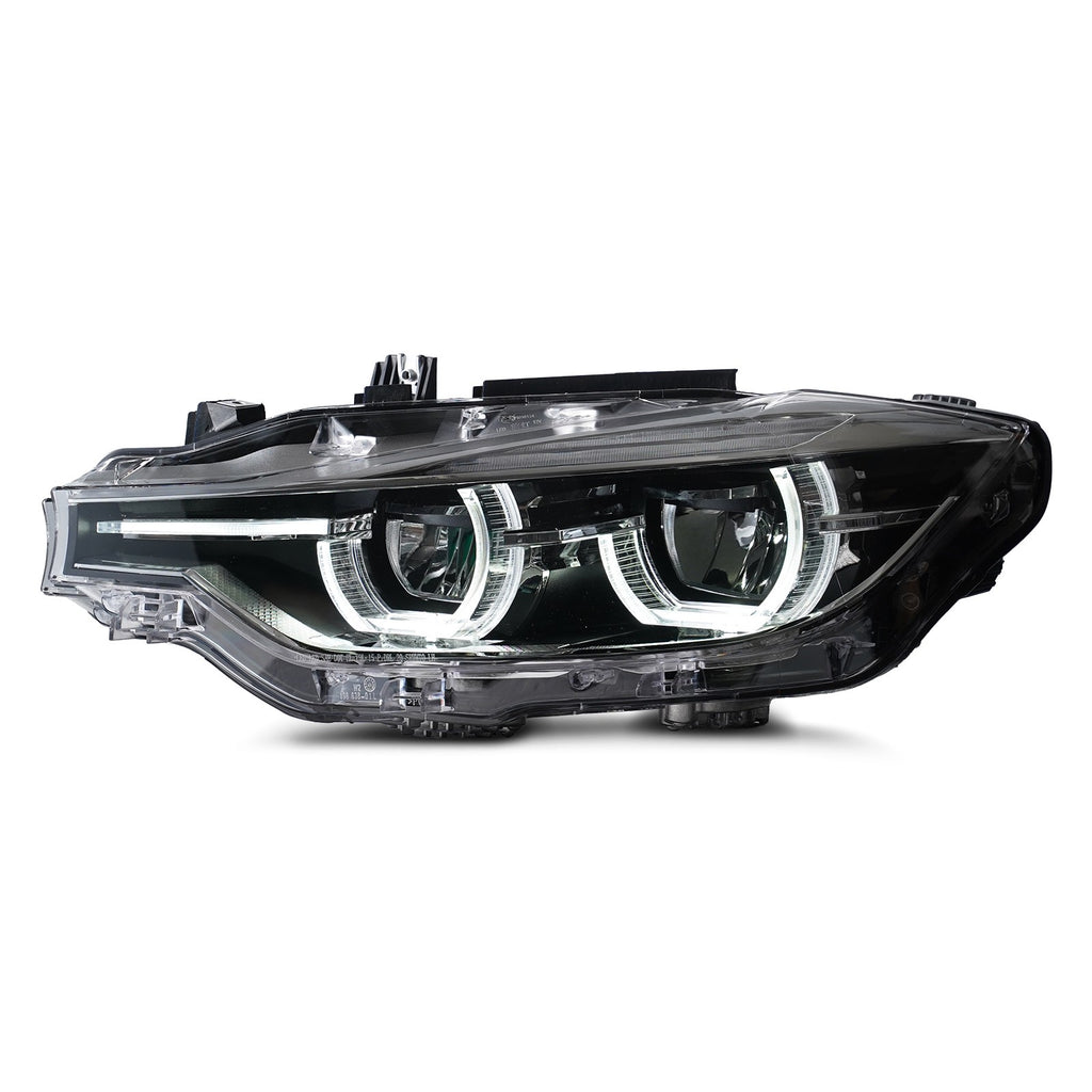 Pair LED headlight front angle for 2012-2015 BMW 3 Series F30