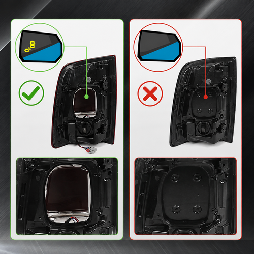 LED tail light view 3 for Ram 1500 with Blind Spot (2019-2024)