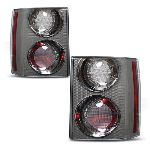 chrome clear-lens tail light view 3 for Land Rover Range Rover L322 (2002-2009)