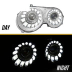 Day and night view of the DRL