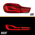 LCI-style LED tail lights day and night