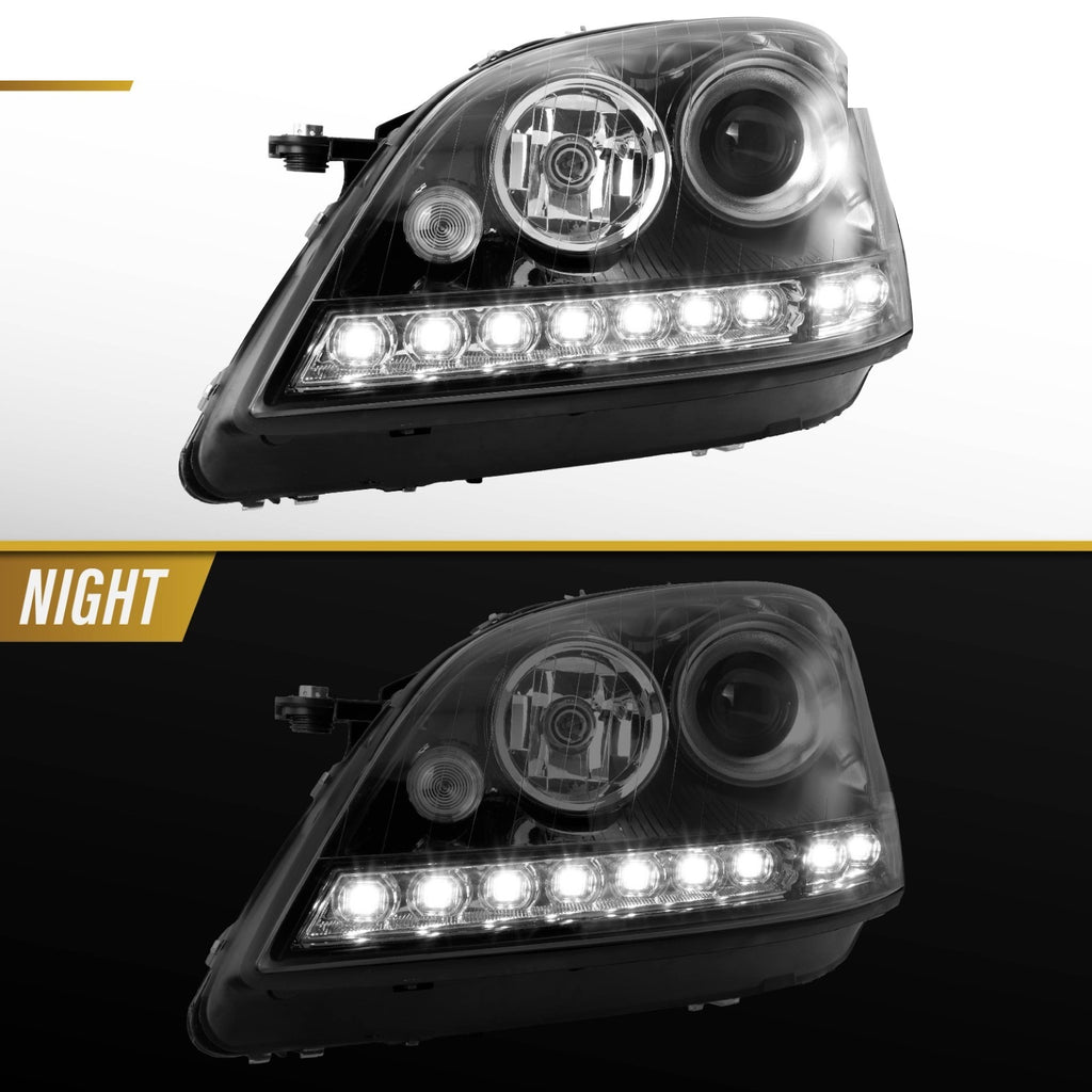 Day and night view