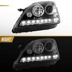 Day and night view
