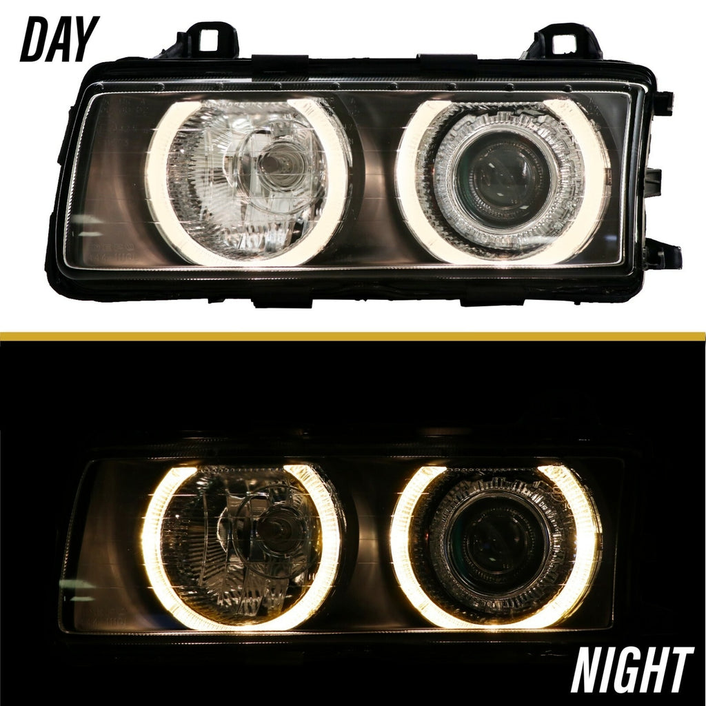 Day and night view of the angel eyes