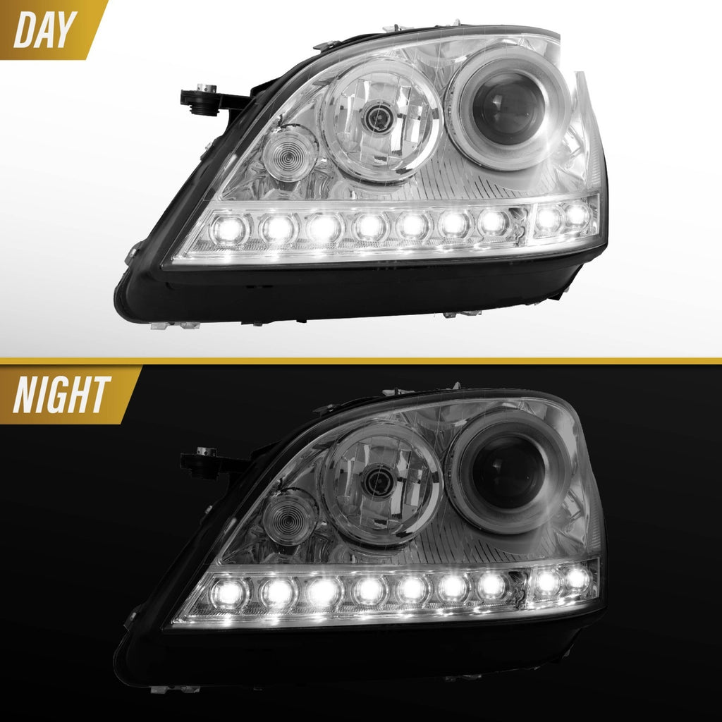 Day and night view