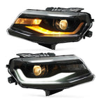 Right halogen projector headlight side angle for 2016-2021 Chevy Camaro