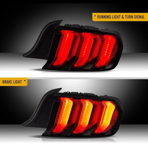sequential LED tail light view 4 for Ford Mustang (2015-2017)