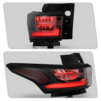 black LED outer tail light view 4 for Chevy Traverse (2018-2021)