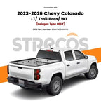 smoked LED tail light view 4 for Chevy Colorado Halogen Models (2023-2026)