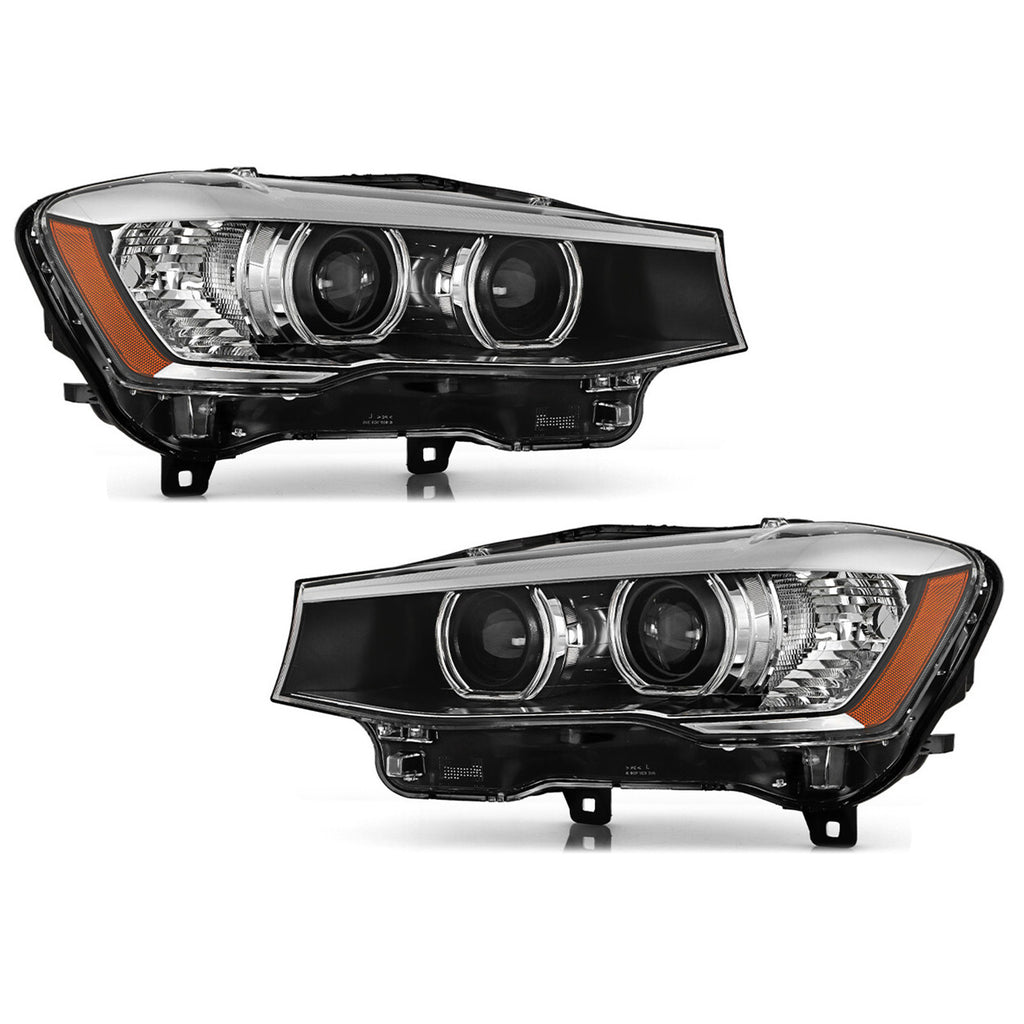 Xenon Headlights Pair w/o AFS for BMW X3 F25 & X4 F26 (2015-2018)