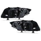 Pair halogen headlight front angle for 2009-2012 BMW 3 Series E90