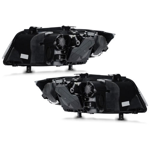 Pair halogen headlight front angle for 2009-2012 BMW 3 Series E90