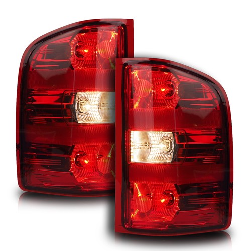chrome halogen tail light view 4 for Chevy Silverado 1500 2500HD (2007-2013)