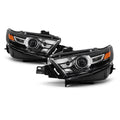 Black HID Projector Headlights Pair for Ford Taurus (2013-2019)