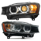 Left halogen projector headlight side angle for 2015-2018 BMW X3